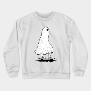 ghost on skateboard Crewneck Sweatshirt